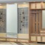 Шкафы- Купе с фасадами в профиле АРИСТО и пескоструйными рисунками по зеркалу 5