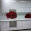 Новая кухня в стиле Модерн  со стеновой панелью из орг стекла - САМА НЕЖНОСТЬ..район АКВАМОЛА 20