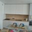 Нежная и уютная кухонная мебель с фасадами МДФ ПВХ СУПЕР МАТОВЫЕ и постформинговой столешницей. 3