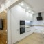 Кухня в стиле Хай Тек с фасадами Акриловая Эмаль по МДФ. 1