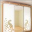 Шкафы- Купе с фасадами в профиле АРИСТО и пескоструйными рисунками по зеркалу 9