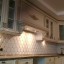 Шикарная кухонная мебель в Классическом стиле с фасадами МДФ эмаль патина бронза без стеновой панели 2