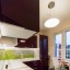 Кухонная мебель  с фасадами МДФ эмалевое покрытие и постформинговой столешницей и  мойкой. 5