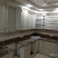 Кухня с фасадами МДФ ПВХ в золотой патине ручной работы .Шикарный образец стиля и совершенства. 4