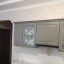 Кухня фасады МДФ в спокойных серых тонах с двойным перекрестием . 2