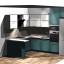 Кухонная мебель  с фасадами МДФ эмалевое покрытие  софт матовый бархат. 0