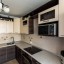 Кухонная мебель в стиле Модерн с фасадами МДФ  эконом класса с постформинговой столешницей. 7