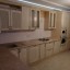 Кухонная мебель  с фасадами  МДФ - ШПОН ДУБА с патиной золото. 2